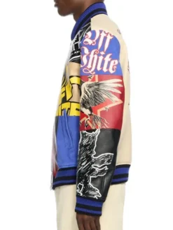 Off White Varsity Multipatch Jacket