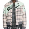 Off-White Varsity Royal Check Jacket
