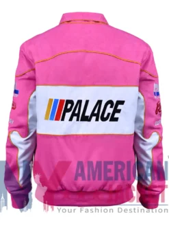 Palace Fast Bomber Pink Cotton Jacket