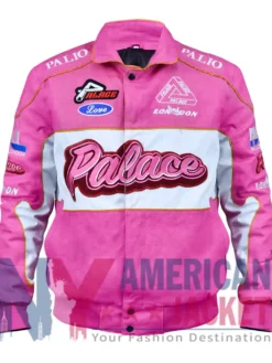 Palace Fast Pink Cotton Bomber Jacket