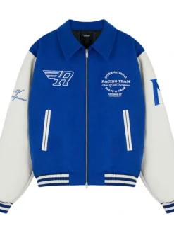 Represent Racing Blue Varsity Jacket