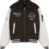 Represent Racing Brown Varsity Jacket