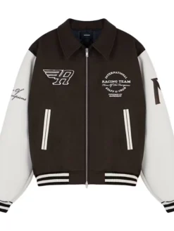 Represent Racing Brown Varsity Jacket