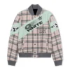 Royal Check Varsity Off-White Jacket