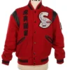 Sailors Michael Jackson Varsity Red Jacket