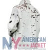 Skin Black And White Cowhide Fur Jacket