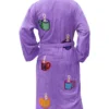 Spa Terry Towel Purple Bathrobe