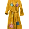 Spa Yellow Terry Towel Bathrobe