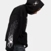 Spider Crest Black Hoodie