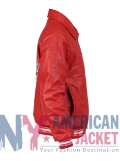 Stegaro Red Fizz Club Leather Jacket