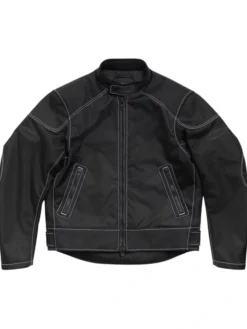 Stussy Black Moto Jacket