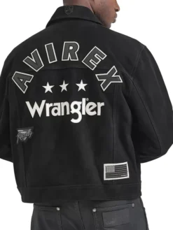 Suede Wrangler x Avirex Trucker Jacket