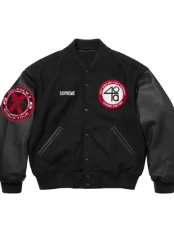 Supreme 40 Acres Malcolm X Varsity Jacket