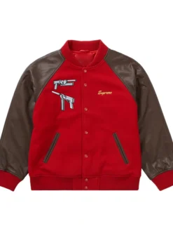 Supreme Aeon Flux Red Varsity Jacket