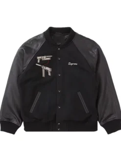Supreme Aeon Flux Varsity Black Jacket