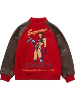 Supreme Aeon Flux Varsity Red Jacket
