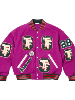 Supreme Drill Team Magenta Varsity Jacket