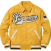 Supreme SS16 Yellow Uptown Leather Jacket