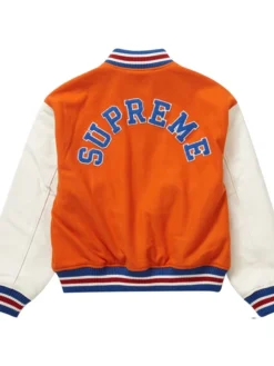 Supreme Tiger Orange Varsity Jacket