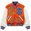 Supreme Tiger Varsity Orange Jacket
