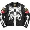 Supreme Vanson Leather Bones Black Jacket
