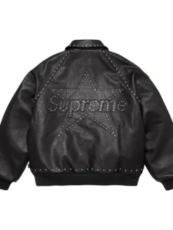 Supreme x Vanson x B.B. Simon Studded Jacket