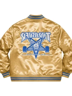 Thrasher x Supreme Varsity Satin Jacket