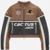 Travis Scott Cactus Jack Leather Jacket