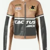 Travis Scott Leather Jack Cactus Jacket