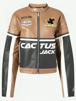 Travis Scott Leather Jack Cactus Jacket