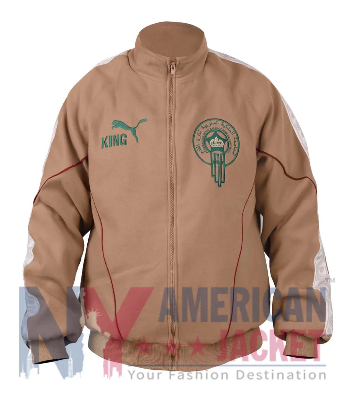 World Cup 2026 Anthem Morocco Jacket Front View