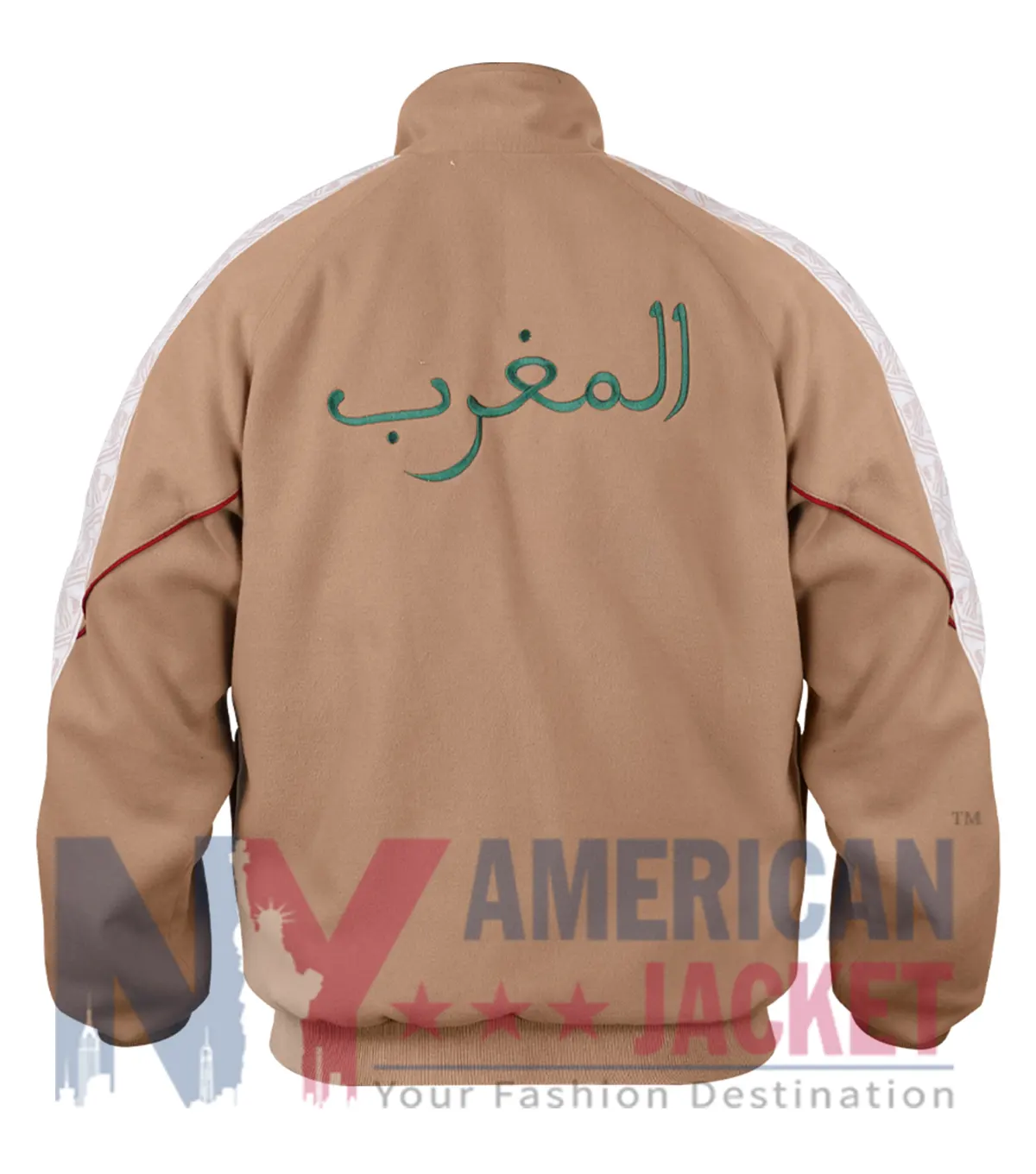 World Cup 2026 Morocco Anthem Jacket Back View