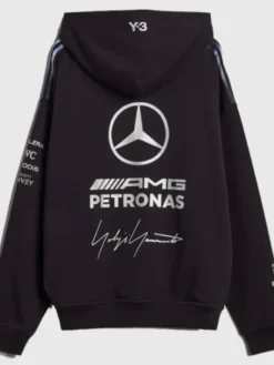 Y-3 x Mercedes-AMG F1 Black Hoodie (1)