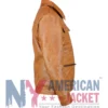Aaron Brown Leather Taylor-Johnson Jacket