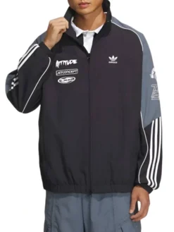 Adidas Adicolor Black Motorcore Woven Jacket