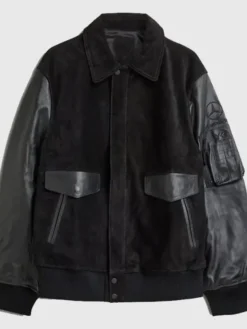Adidas Y-3 x Mercedes Leather Racing Jacket