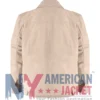 American Idol Ryan Seacrest Suede Beige Jacket