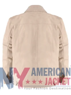 American Idol Ryan Seacrest Suede Beige Jacket