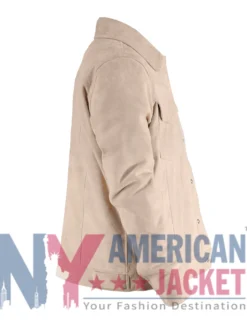 American Idol Ryan Suede Seacrest Beige Jacket