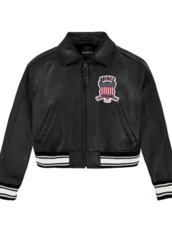 Avirex Black Cropped Icon Jacket