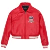 Avirex Red Cropped Icon Jacket