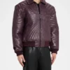 Avirex Trapunto Leather Jacket