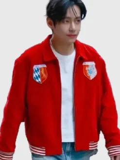 BTS V Bode Wenham Souvenir Red Jacket