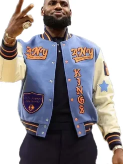 Basketball Pro Lebron James Varsity Jacket