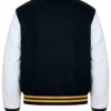 Black And White Varsity Solflare Jacket