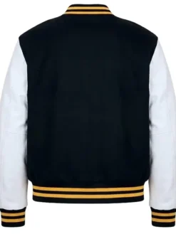 Black And White Varsity Solflare Jacket