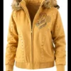 Born And Raised Pelle Pelle Yellow Jacket