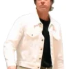 Brad Pitt Once Upon A Time In Hollywood White Jacket