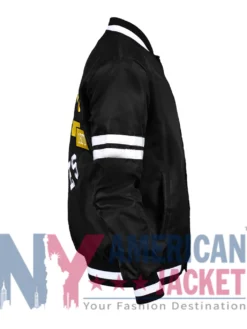 Buffalo Sabres Black Bomber Satin Jacket