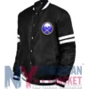 Buffalo Sabres Bomber Black Satin Jacket